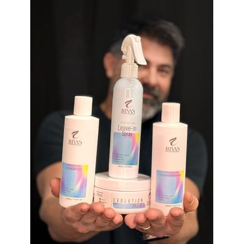 Riva's Professional (Evolution Kit Shampoo, Mask, Conditioner and Leave-in Spray