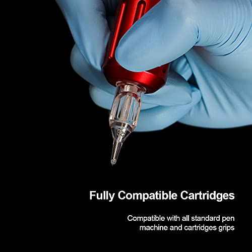 Tattoo Cartridge Needles - Autdor 100Pcs Mixed Tattoo Needles Cartridge Round Liner Shader Flat Magnum 3RL 5RL 7RL 9RL 3RS 5RS 7RS 9RS 5M1 7M1 for Tattoo Supplies Tattoo Kit Tattoo Machine