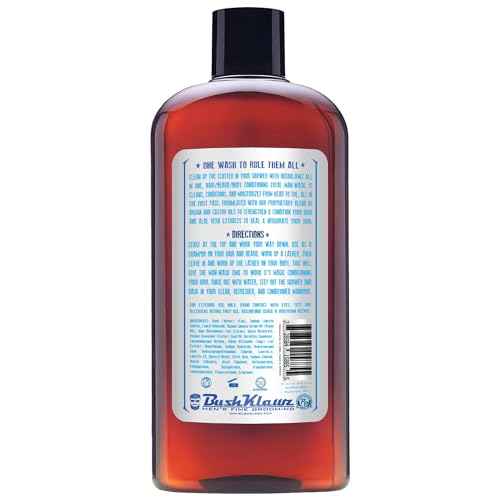 ACTIVE PRINCE MAN 3-in-1 Shampoo Conditioner Hair Beard Body Wash - American Viking Crew Cannon Bulldog Duke PH Ballwash