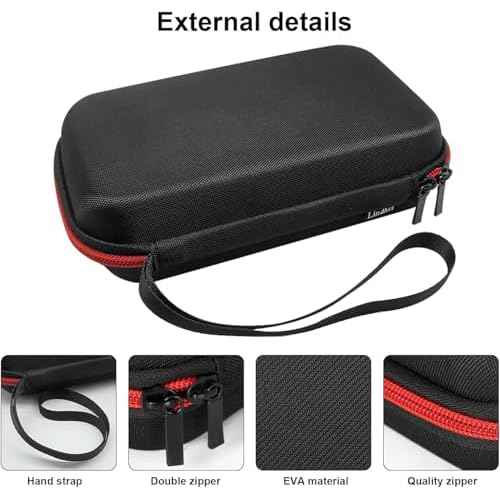 LinMei Travel Trimmer Case Compatible with One Blade QP6510/70 QP6520/70 Pro Wet Dry Electric Shaver Hard Portable Storage Carrying Case for Shavers and Accessories