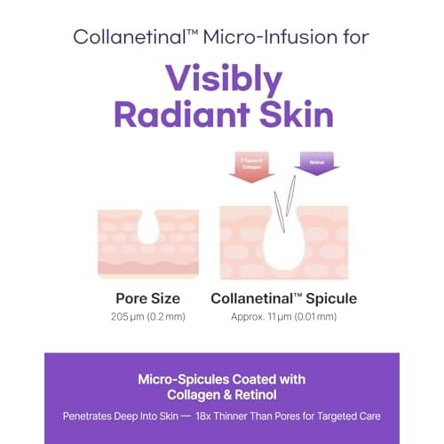 Mucin Collanetinal Deep Wrinkle Shot for Face ? Ultra-Fine Spicule Serum with Collagen & Retinal, Nourishing & Smoothing Formula, Lightweight & Fast-Absorbing, 4ml ¡¿ 5