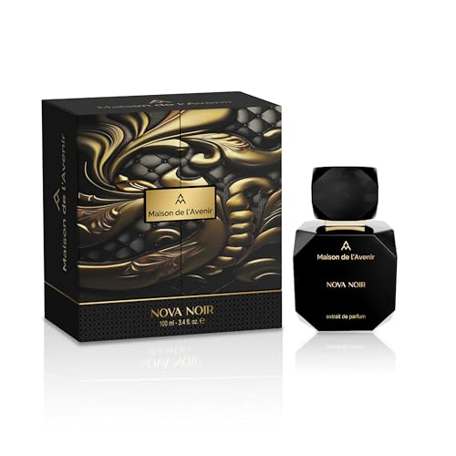 Maison de l'Avenir Nova Noir ? ELIXIR COLLECTION | Oriental Woody Fragrance | Unisex Cologne & Perfume | Natural & Essential Oils | Eau de Parfum (48 Hours) | Made in UAE | 100ml / 3.4 fl. oz.