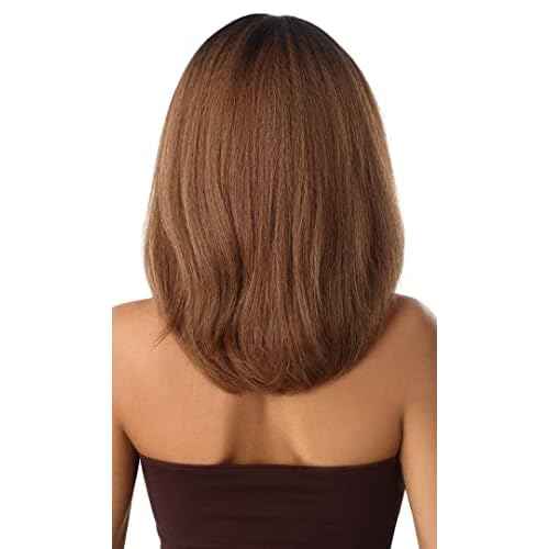 Outre Neesha Soft & Natural Synthetic Swiss Lace Front Wig NEESHA 201 (DRFFHNBRN)