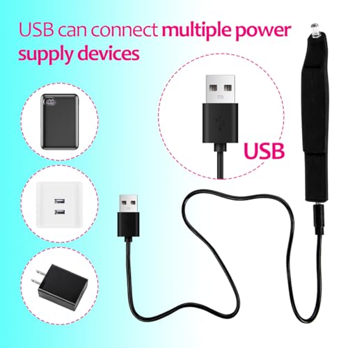 UV Lash Glue (3ml) with Light, 2-in-1 Portable UV LED Lamp Eyelash Extension Glue Applicator, Safe and Easy to Use for Home, Travel, Salon, Professional and Personal Use