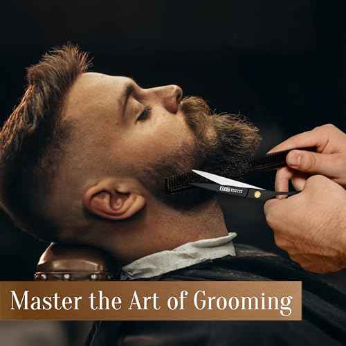 Fac?n Hair Cutting Scissors - Professional Hair Scissors 6.5 Inch Razor Edge Barber Shears Salon Hair Cutting Shears - Japanese Stainless Steel - Precision Cutting Premium Shears for Men, Women & Kids