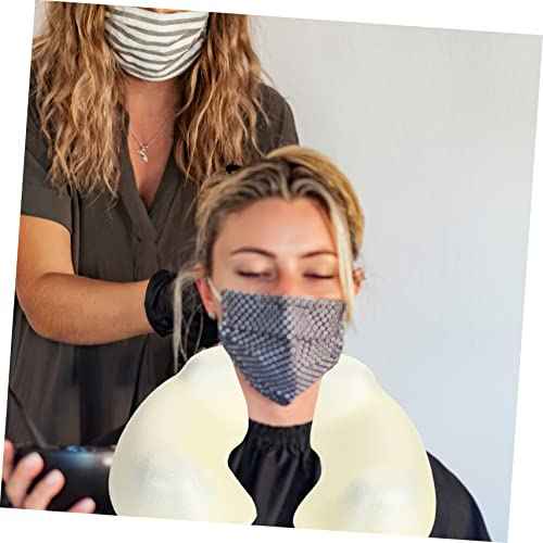 MERRYHAPY Hair Perm Potion Tray - Lightweight Black Neck Tray for Salon Hair Treatments and Home Use Ideal for Coloring Washing and Cutting
