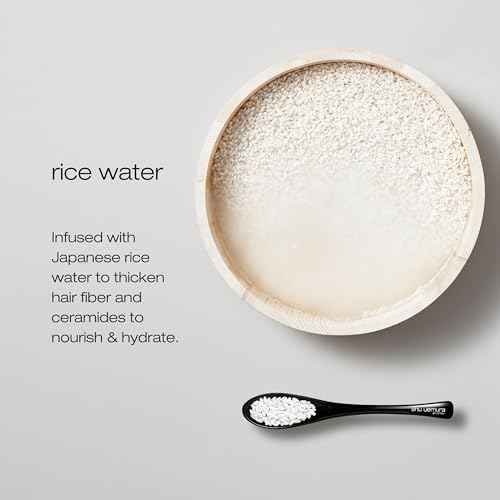 shu uemura art of hair Izumi Tonic Strengthening & Thickening Rice Water Treatment - Leave-In Hair Treatment, Hydrates and Repairs Damaged Hair, With Japanese Rice Water