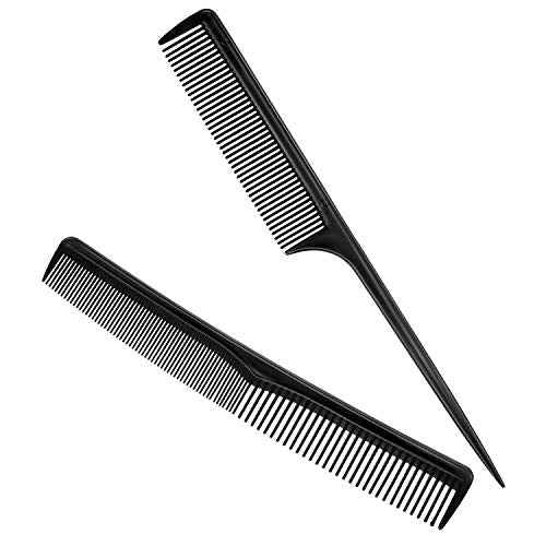 SATINIOR 6 Pcs Professional Salon Barber Capes Waterproof Hair Cutting Capes with Neck Duster and Combs Brush with Adjustable Snap Closure for Women Men Hair Stylist Salon Barbershop Hairdressing