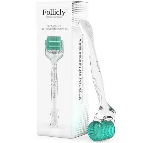 Derma Roller for Women ? Professional Microneedling Tool for Hair, Skin & Face ? 192 Authentic Titanium Microneedles ? Premium At Home Beauty Care ? Includes Free Protective Storage Case