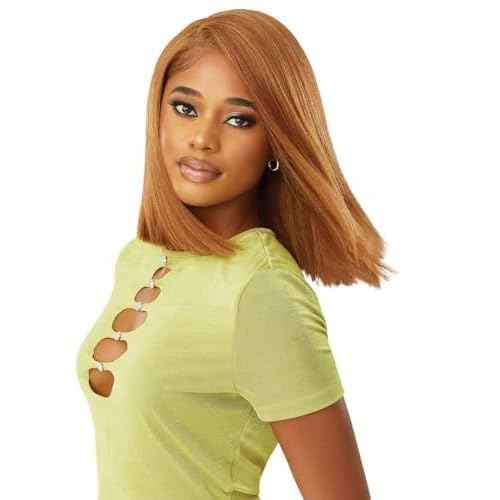 It'S A Wig Illuze Flip Up Synthetic Hair Gluelss 13X4 Hd Lace Front Wig - Loretta (2 DARK BROWN)