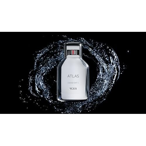 TUMI ATLAS [00:00 GMT] - Bold & Sophisticated Cologne for Men with Citrus Fragrance Notes - 3.4 oz & 1.0 oz Eau de Parfum