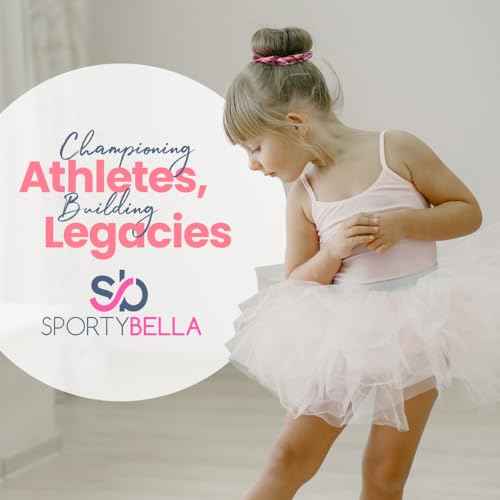 Pink Dance Scrunchie, Girls Hair Accessory with Dancer Silhouette Design, Durable Ballet Elastic Hair Tie, Gift for Recitals & Ballerinas