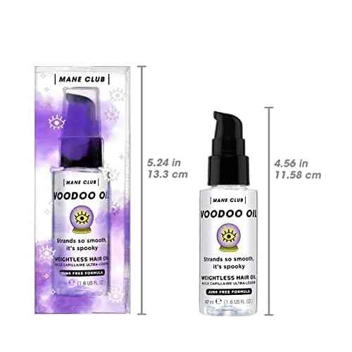 MANE CLUB Voodoo Oil Weightless Hair Oil, cruelty free, vegan, no sulfates or parabens, 1.6 Ounce