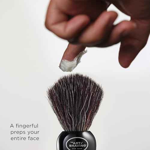 The Art of Shaving Original Shaving Brush - Pure Black ? Features Premium Synthetic Fibers For a Rich, Foamy, Lather