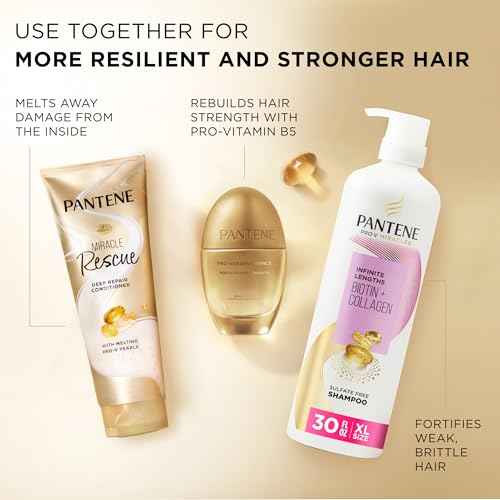 Pantene Miracle Rescue Deep Conditioner with Melting Pro-V Pearls - For Dry, Damaged, or Color-Treated Hair - Intense Moisture & Repair - 8.0 Oz