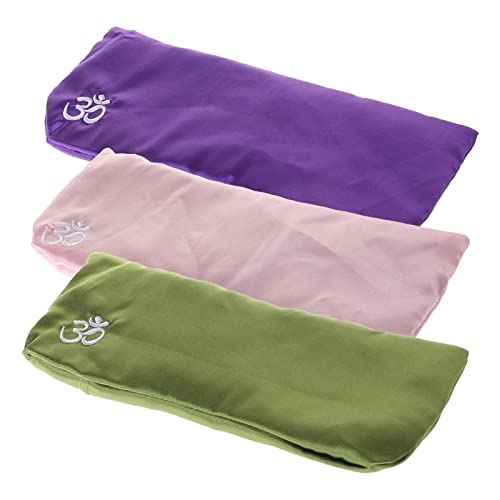 Yoga Eye Pillow£¬Silk£¬Cassia Seed Lavender Massage Relaxation Mask£¬Aromatherapy Eye Pillow for Home Fitness (Color : Purple)