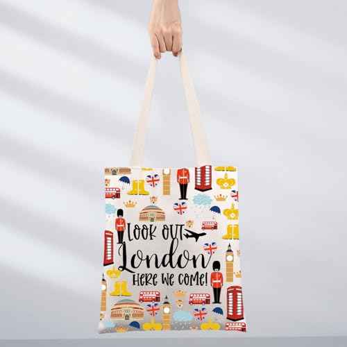JNIAP London City Makeup Bag London Travel Gifts London Toiletry Bag London Travel Bag London Zipper Pouch (look out London TG)
