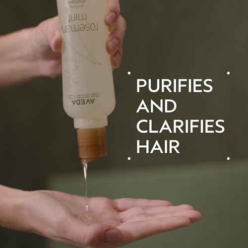 Aveda Rosemary Mint Purifying Shampoo | Clarifying Shampoo | Adds Shine | for Normal to Oily Hair, Fine to Medium Hair Types | 97% Naturally Derived*