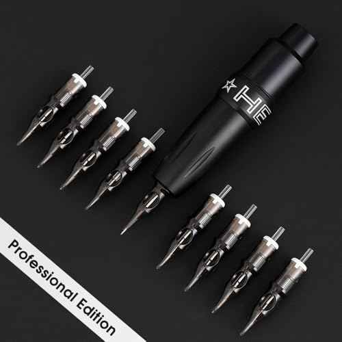 U-REX Tattoo Cartridges Magnum Curved 15RM -Tattoo Cartridge #12 Standard 15 Round Mag Disposable Tattoo Needles with Professional Membrane for Rotary Tattoo Machine Pen Gun