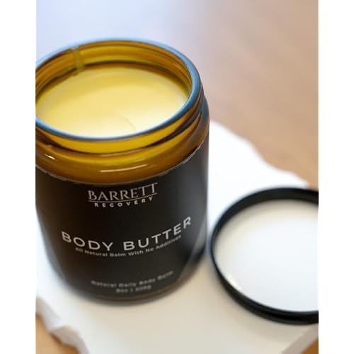 Barrett Recovery Body Butter, All-Natural Grass-Fed Tallow Moisturizer with Organic Shea and Cocoa Butter, Nourishing Skin Care