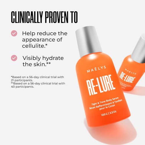 MA?LYS RE-LURE Tight & Tone Body Serum - Hyaluronic Acid Serum for Women - Hydrating, Helps Reduce The Look Of Cellulite