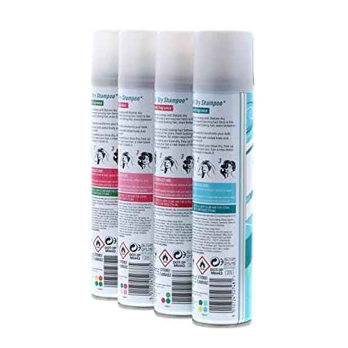 Batiste Dry Shampoo Original, Cherry, Blush, Tropical (4 pack) 6.73 oz