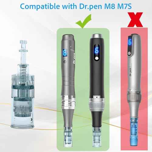 Microneedling Pen Cartridges for Dr pen M8,M7S, Easy-to-Use for Home Use (16 Pin,10PCS)