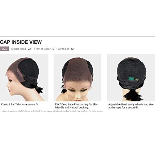 BOBBI BOSS HD Lace Front Wig MediFresh Glueless 13X7 Lace Free Parting MLF604 Catherine (TFL60/GOLD)