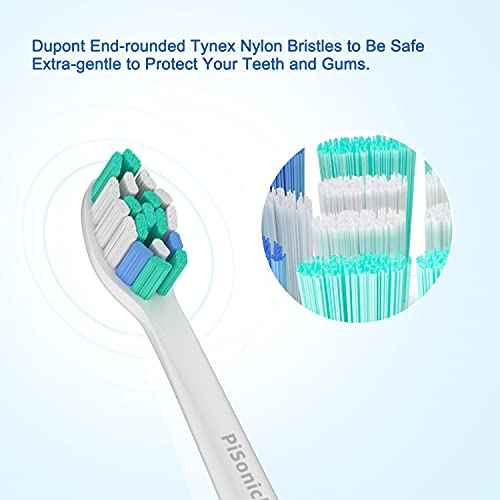 Replacement Toothbrush Heads(10 Pack) Compatible with Philips Sonicare Brush Heads for Hx6920, 4100 2 Series, HX9023 Hx6240 Hx6610 Snap on Electric Tooth Brush Refill