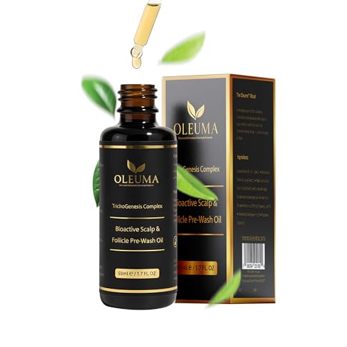 OLEUMA¢â TrichoGenesis Complex ? Pharmacist-Formulated Bioactive Scalp & Follicle Pre-Wash Oil with Pumpkin Seed, Rosemary, Bhringraj, Black Cumin, Jojoba, Saw Palmetto, Peppermint & Vitamin E (50 mL)