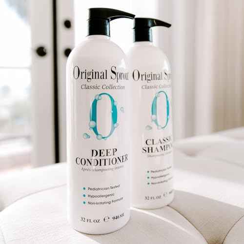 Original Sprout Deep Conditioner for All Hair Types, Vegan Conditioner, 32 oz. Bottle