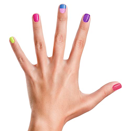 Piggy Paint | 100% Non-Toxic Girls Nail Polish | Safe, Cruelty-free, Vegan, & Low Odor for Kids | Time to Shine (6 Polish Set)