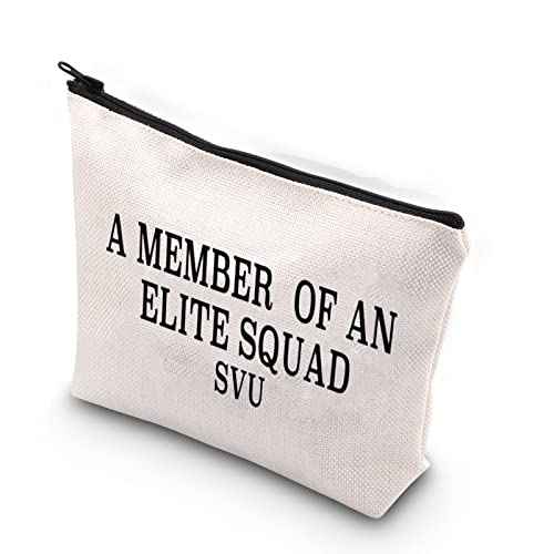 TV Show Inspired Gift A Member of An Zipper Pouch Makeup Bag for Fans Women(MEMBER SQUAD SVU)