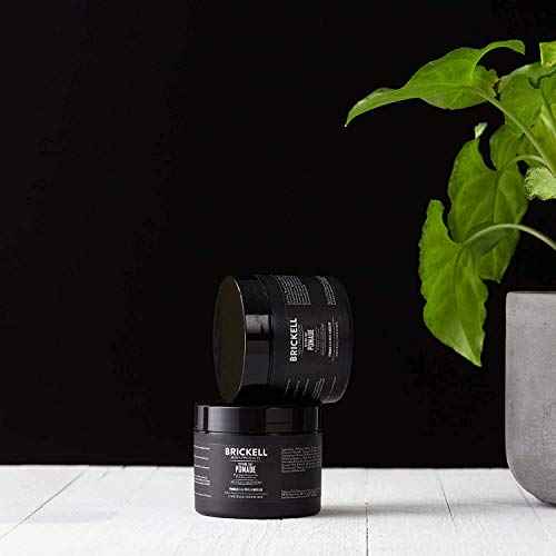 Brickell Men's Products Hair Styling Clay Pomade For Men, Natural & Organic with Strong Hold & Matte Finish, Product for Modern Hairstyles, 2 Ounces, Scented