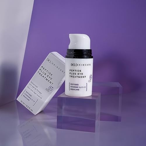 DCL Skincare Peptide Plus Eye Treatment for Wrinkles & Puffiness, 0.5 Fl oz