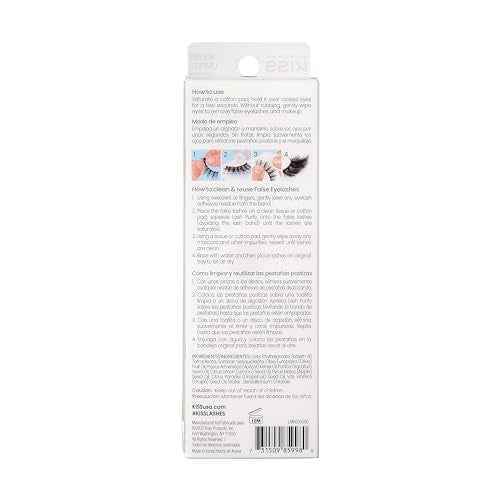 KISS Lash Purify Eye Makeup Remover & False Eyelash Cleanser/Conditioner, Gentle 3-in-1 Formula Removes Lash Glue & Waterproof Makeup, Net Wt. 50 ml (1.69 US fl. oz.)