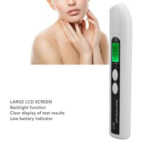 Skin Hydration Tester Meter Digital LCD Display Backlight for Care Analysis Hydration Detector Digital Skin Oil Tester Skin Hydration Tester Skin Hydration Meter