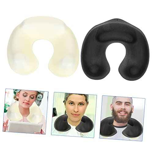 MERRYHAPY Hair Perm Potion Tray - Lightweight Black Neck Tray for Salon Hair Treatments and Home Use Ideal for Coloring Washing and Cutting