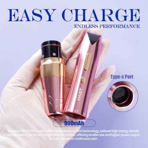 Mast Tattoo Cordless Battery Part for Mast P60 Tattoo Pen Machine (Pink)