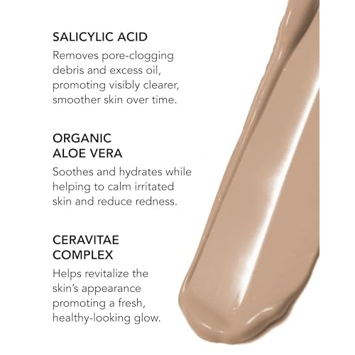 Oxygenetix Oil Control Foundation | Breathable Makeup for Face | Lightweight, Non-Comedogenic Coverage with Salicylic Acid | Longwear Foundation for Oily or Sensitive Skin
