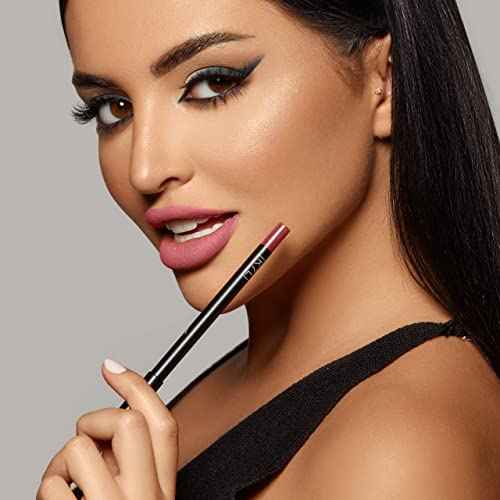 K7L Dark Pink Lip Crayon (Vegan) - Long Lasting and Waterproof - Buff