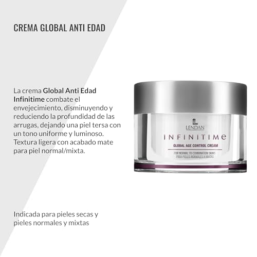 Lendan - Facial Cream - Global Age Control Cream Infinitime - 50 ml - for Normal and Combination Skin - Lightweight Hydration - Supports Skin¡¯s Natural Firmness