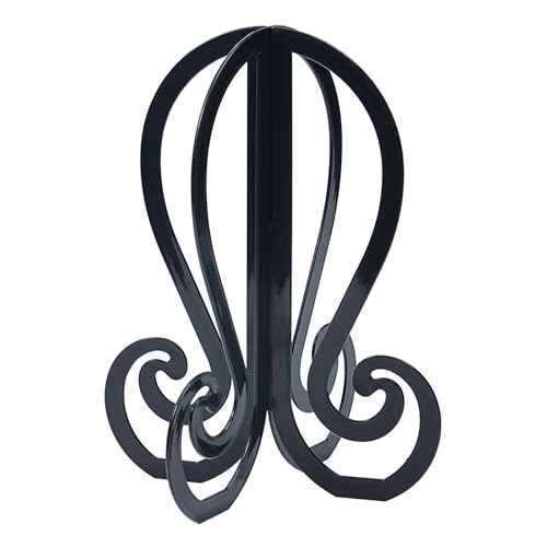 Plastic 3PCS Wig Stand,Black Wig Head Stand,Easy to Assemble Wig Stand Holder,Wig Holder Display Stand,Beanie Display Stand,Hat Stand 11.61 Inch high