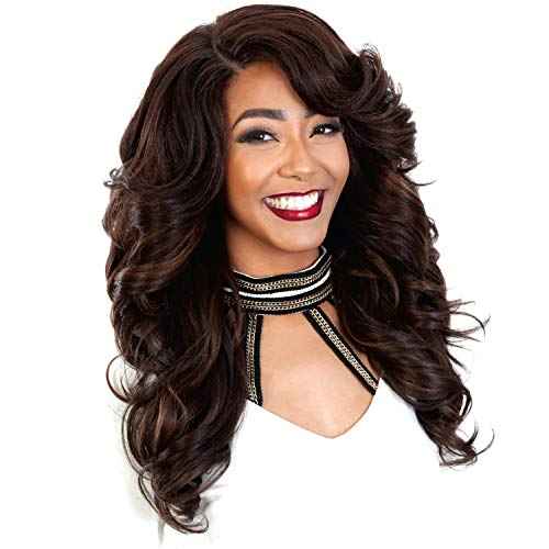 SISTER WIG Synthetic Hair Wig Diva Collection Pre Tweezed Part Diva H Sista (SOM RT BURG)