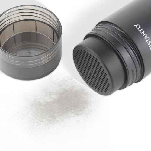 Hair Fibers for Thinning Hair for Women All-Natural Hair Building Fibers 0.98 Oz Hair Volume Powder Bald Spot Cover Up for Men & Women (Gray)