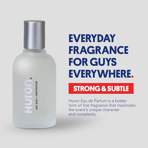 Huron Men¡¯s Cologne - Eau de Parfum for Everyday Wear - Clean, Aromatic Notes of Mandarin, Cardamom, Blue Sage, Lavender & Ocean Air - Long Lasting - Safe, Clean Ingredients - 1.7 Fl. Oz.