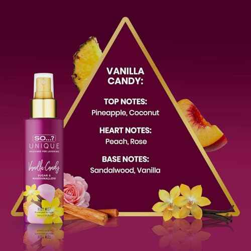So¡¦? Unique Body Mist Set - Perfumes for Women - Body Spray for Women - Vegan, Cruelty Free - Travel Size Gift Set - 650 to 1000 Sprays - 4 pcs