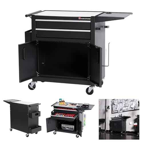 Tattoo Cart, TZ12W, Black Steel