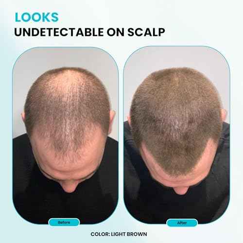 SURETHIK Hair Fibers, 30g (Dark Brown), Fills Thinning Hair for Visibly Fuller Look, Conceals Bald Spots, Natural Look, For Men & Women