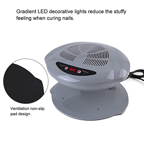 Nail Dehydrator, Hot & Cold Air Nail Polish Drying Fan Nail Polish Dryer Nail Dryer Fan Professional Nail Polish Dryer Machine for Home Salon Both Hands and Feet Use